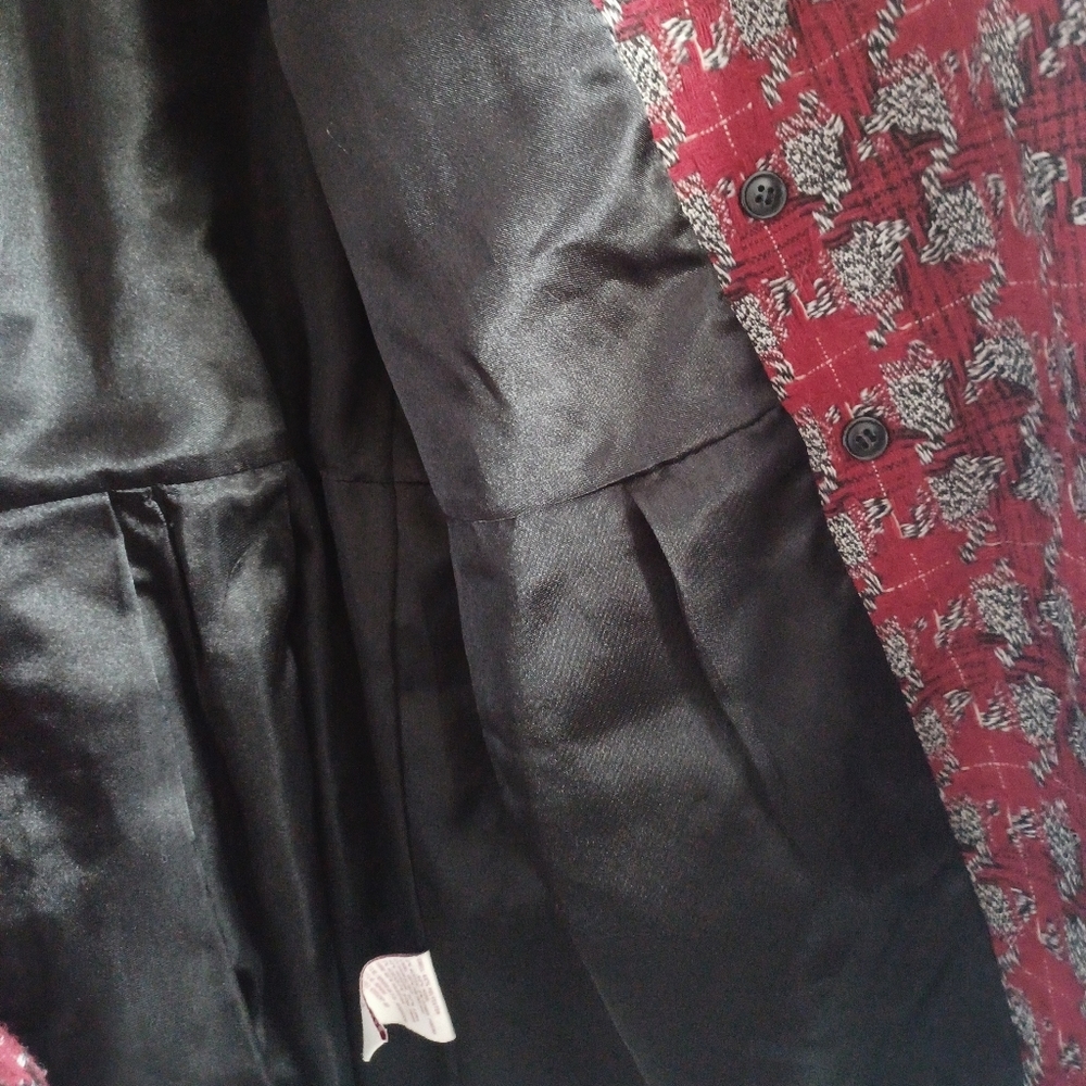 Hydraulic houndstooth coat - Picture 6 of 9